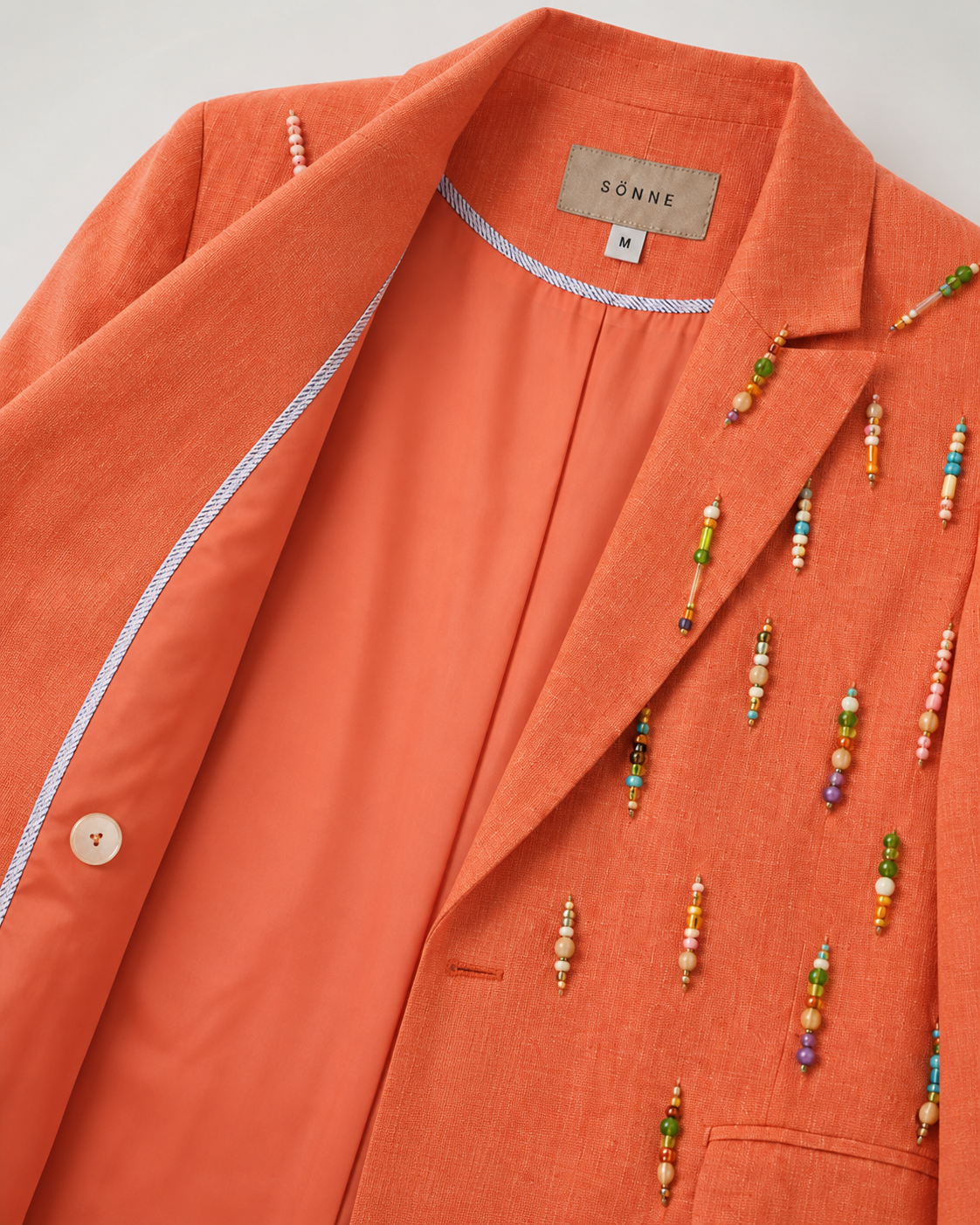 Blazer Iris de Lino