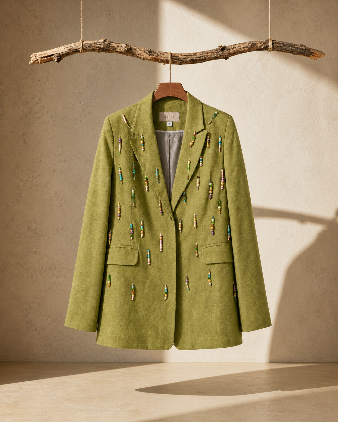 Blazer Iris de Lino