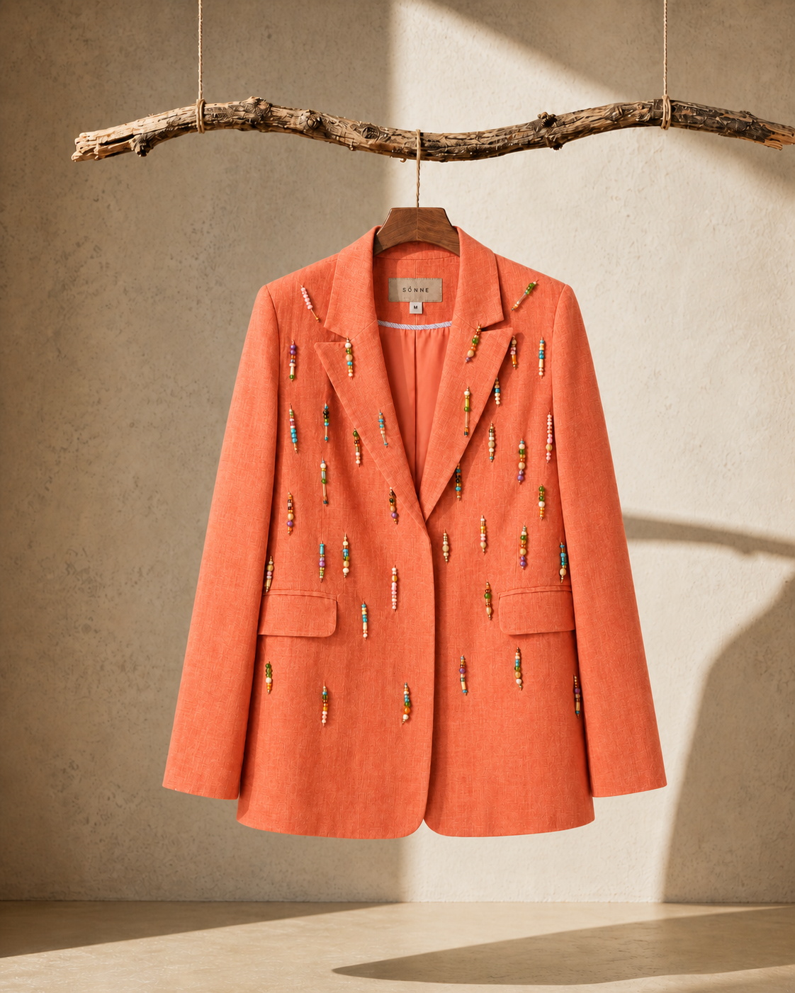 Blazer Iris de Lino