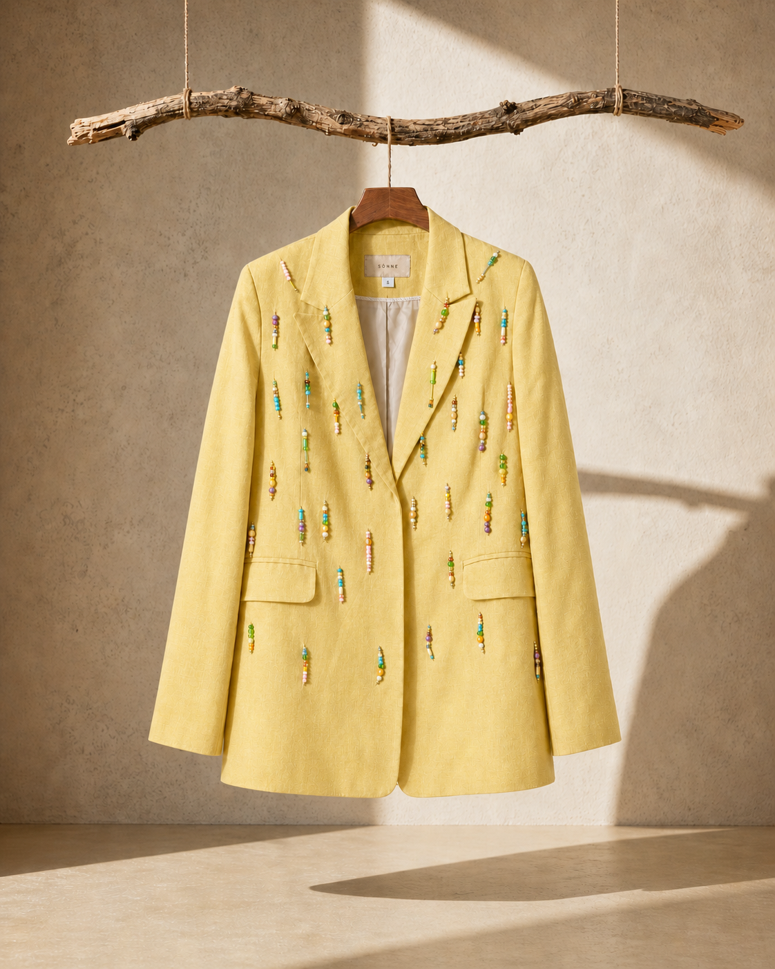Blazer Iris de Lino